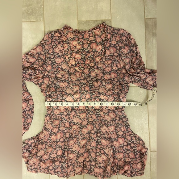 LoveShackFancy Cassidy Mini Dress Light Blushing Berries Size Small - Picture 8 of 8